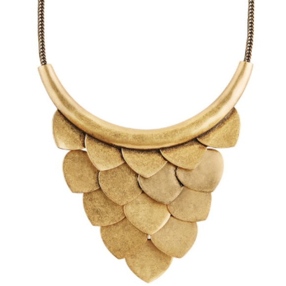 Metal Bib Statement Necklace - Picture 3 of 3